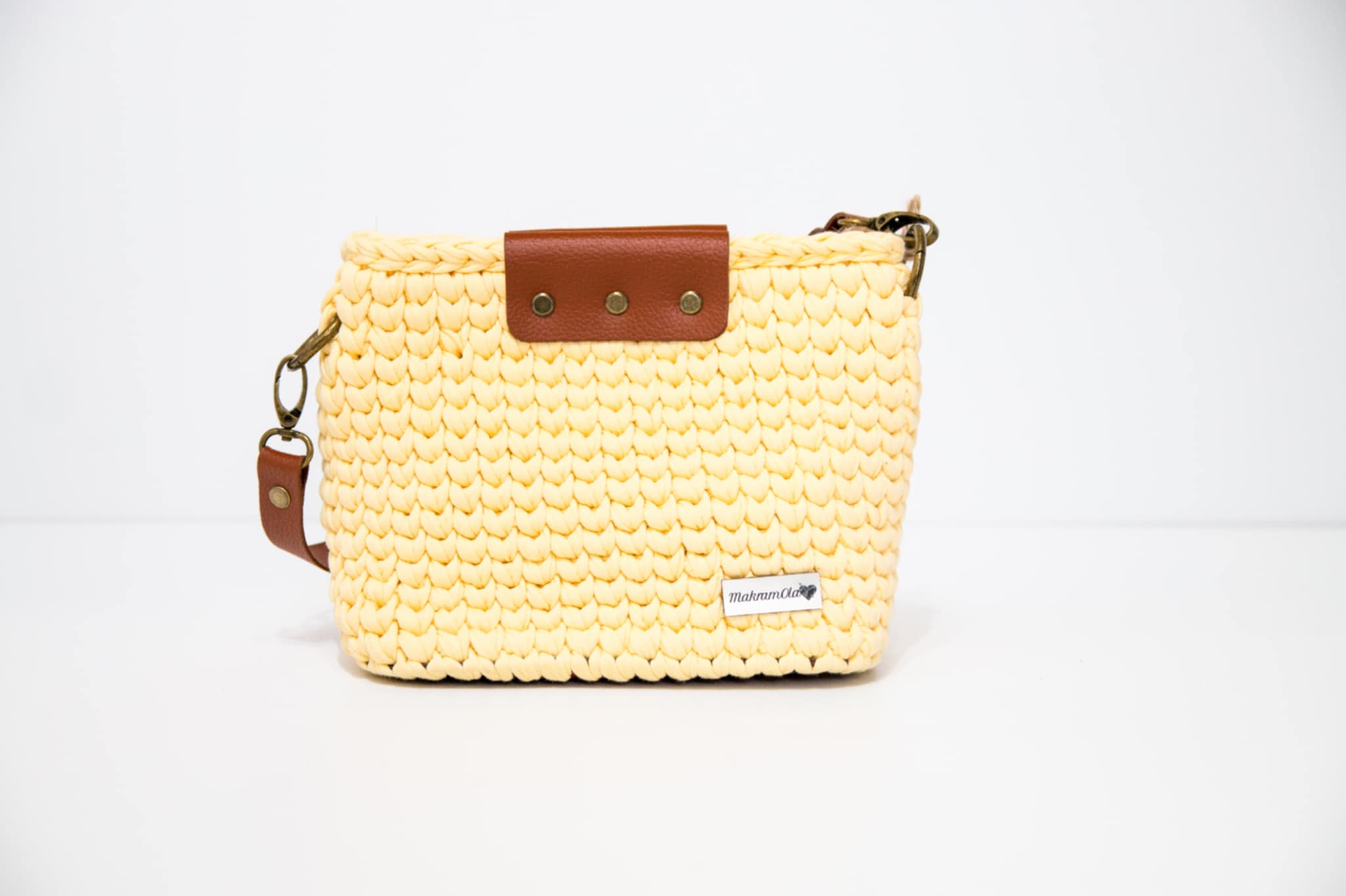 Pastelowa żółta torebka